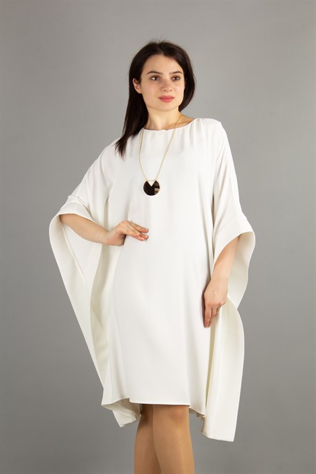 Kimono Sleeve Stylish Midi Dress