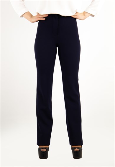 Classic Pants Office Trousers - Navy Blue