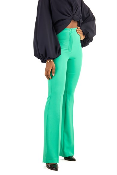 Classic Trouser Office Big Size Pant - Grass Green