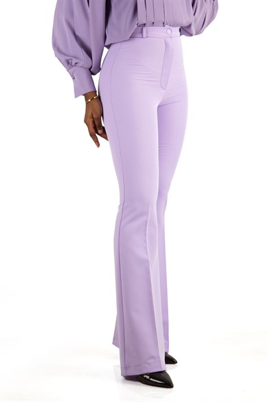 Classic Trouser Office Big Size Pant - Lilac