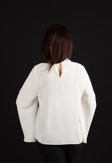 O Neck Long Wide Sleeve Top