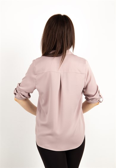 Silk Looking Classic Blouse