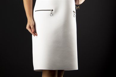 Sleeveless Zipper Detail Dress